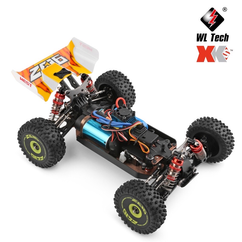 Xe Điều Khiển Từ Xa không chổi than Buggy Wltoys XK 144010 75km khung kim loại BRUSHLESS motor
