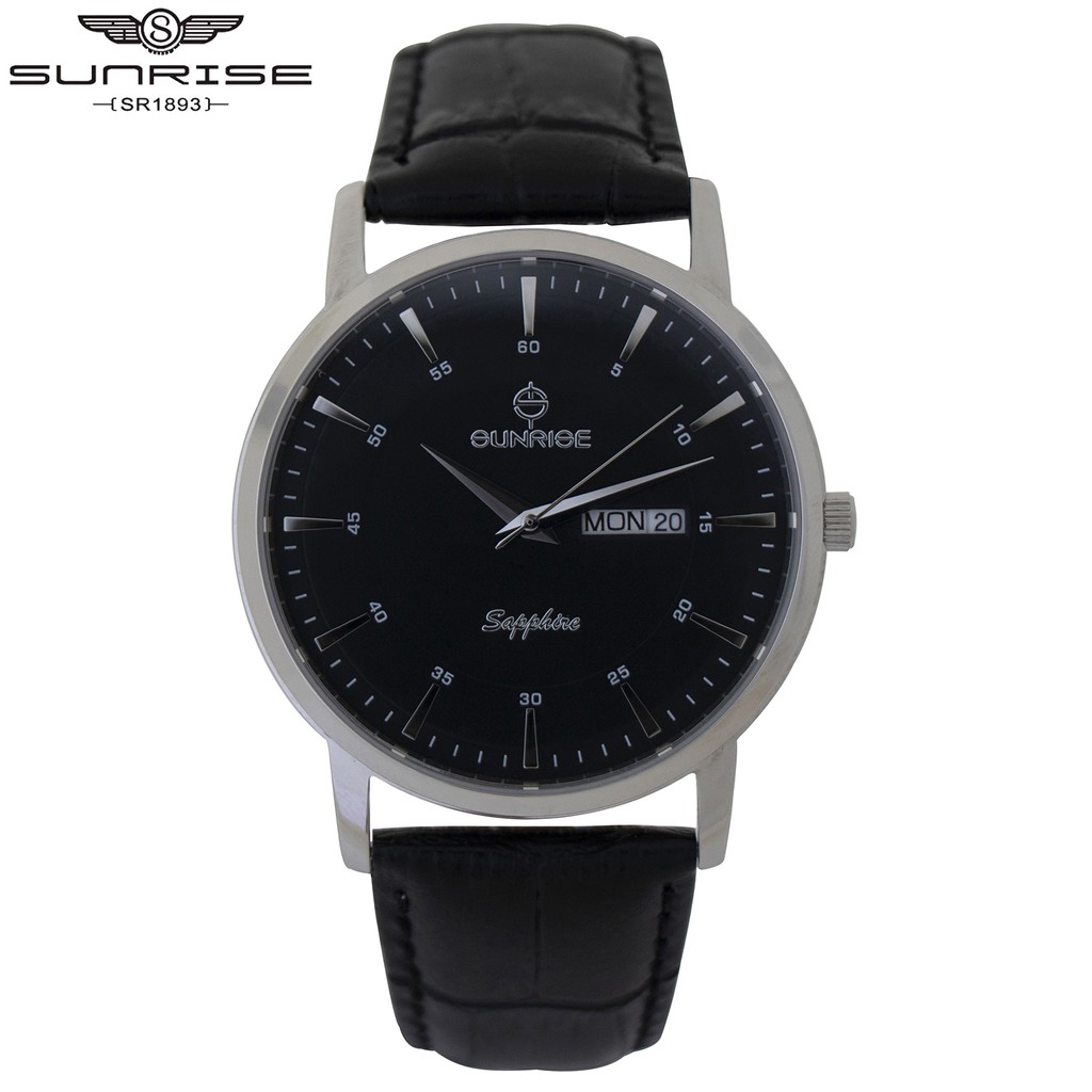 Đồng Hồ Nam Sunrise DM1216SWA Chính Hãng Full Box Kính Sapphire Chống Xước ,Chống Nước ,Dây Da Cao Cấp , Bảo Hành 3 Năm | BigBuy360 - bigbuy360.vn