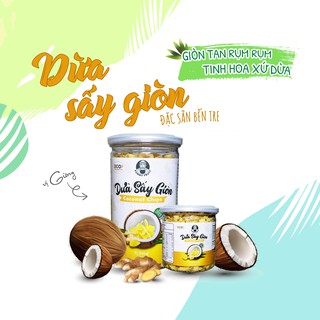 Dừa Sấy Giòn Vị Gừng 200g