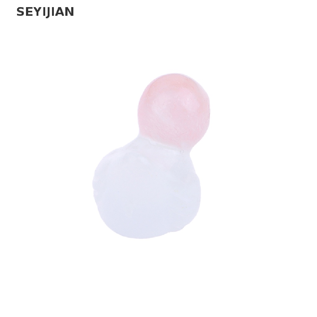 Set 20 Chú Vịt Nhỏ Bằng Nhựa Phát Sáng Trong Bóng Tối Trang Trí Tiểu Cảnh