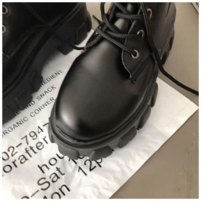 (HÀNG CÓ SẴN - ẢNH THẬT FEEDBACK) Bốt nữ ulzzang A1 đế cao 5cm | BigBuy360 - bigbuy360.vn