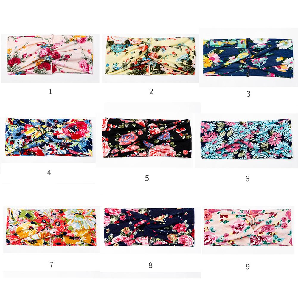 Băng Đô Turban Co Giãn Màu Trơn Thời Trang Cho Nữ