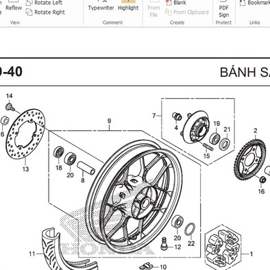PHỚT BÁNH SAU WINNER HONDA