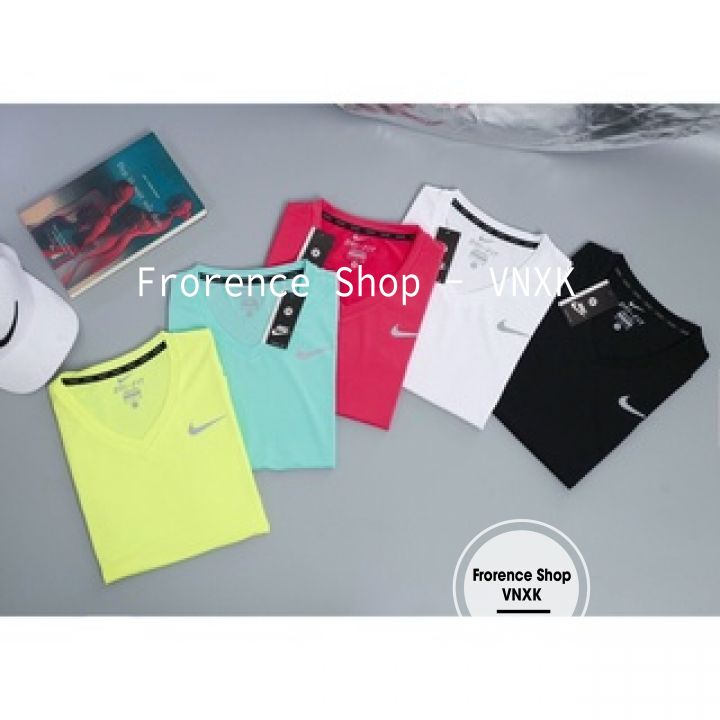 Áo Thun Nữ Cổ Tim Tập Gym ,Yoga Thời Trang Cao Cấp Hàng Vnxk Co Giãn 4 Chiều Thoáng Mát Size S-XL