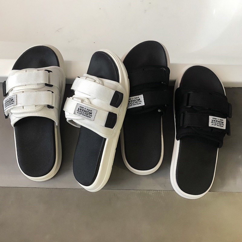 Giày sandal viền tráng gương đế dày