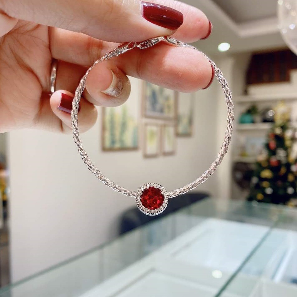 Vòng tay bạc phay Vip Thiên kim mix charm bạc cao cấp Q223 | BigBuy360 - bigbuy360.vn