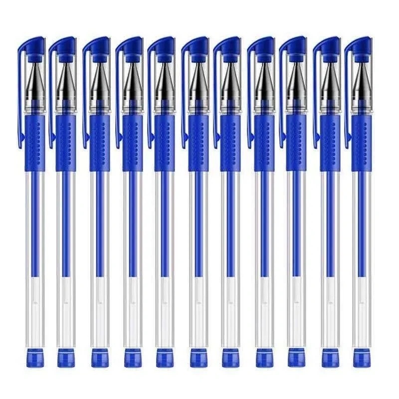 SÉT 100 BÚT BI NƯỚC VĂN PHÒNG 0,5mm MỰC ĐỀU NÉT CHỮ ĐẸP CÓ MÀU ĐEN, XANH