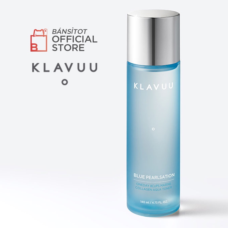 Nước hoa hồng KLAVUU Blue Pearlsation Oneday 8 Eight Cups Marin Collagen Aqua Toner 140ml
