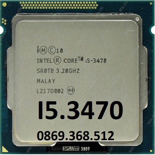 CPU I5.3470 tặng kèm keo tản nhiệt | WebRaoVat - webraovat.net.vn