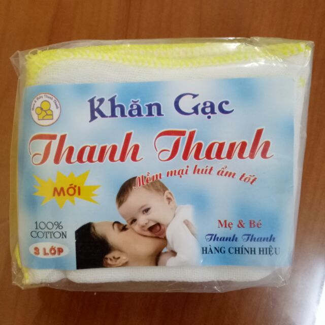 10 khăn gạc, khăn sữa 3 lớp