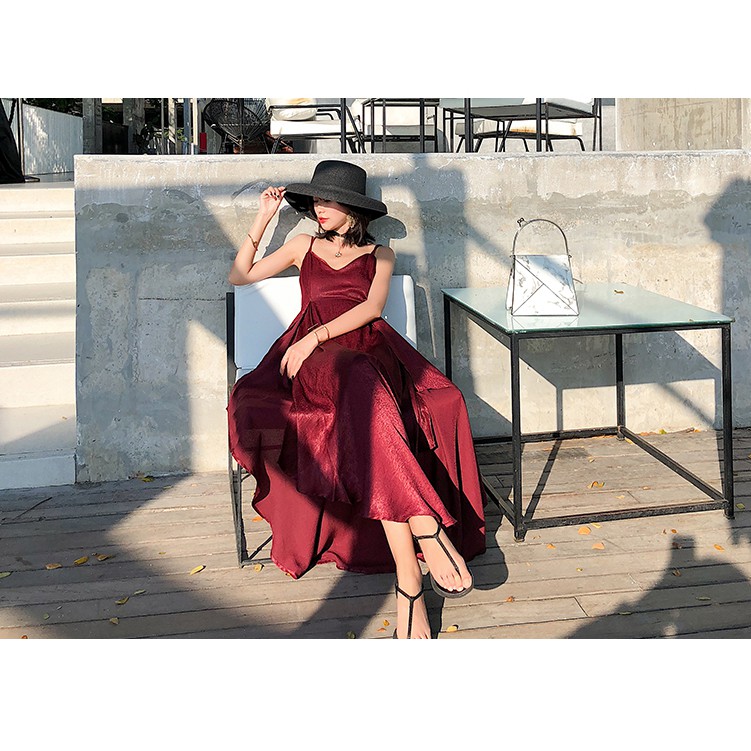 Đầm Maxi Hở Lưng,Váy Maxi Hở Lưng Siêu Gợi Cảm Cho Nữ