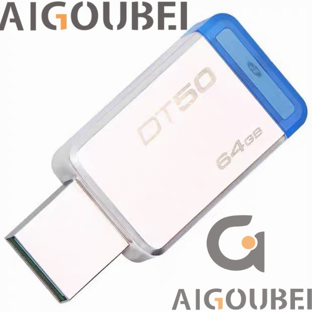 [Spot & COD] DT50 Flash Drive Metal Tốc độ cao U Disk Flash Drive Bộ nhớ flash 64GB