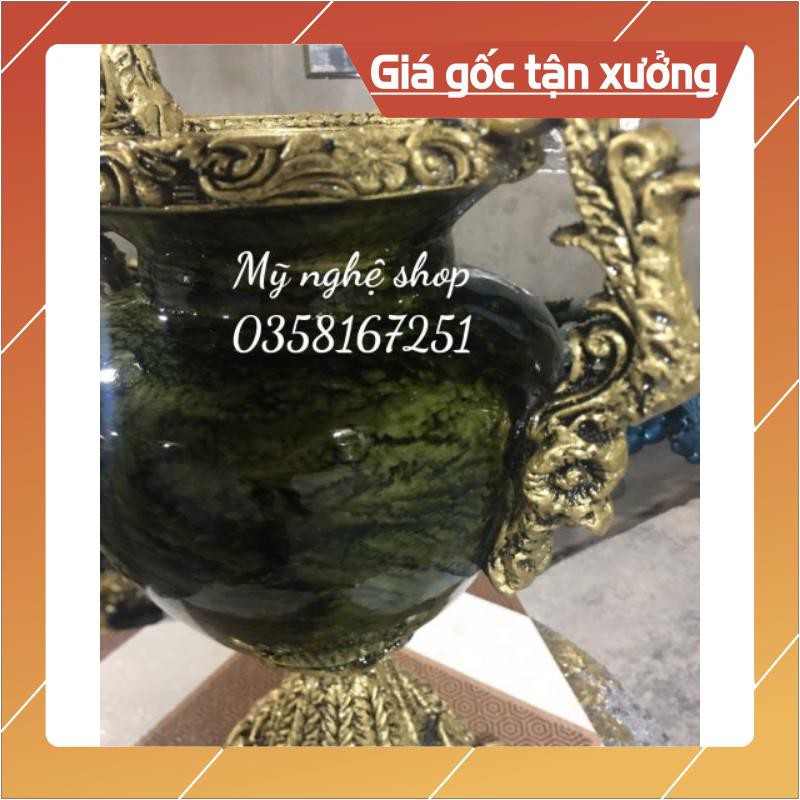 Bình hoa composite,Mỹ nghệ shop, decor, trang trí, quà tặng sinh nhật, tân gia, bình hoa giả, cao cấp mã vò cổ điện