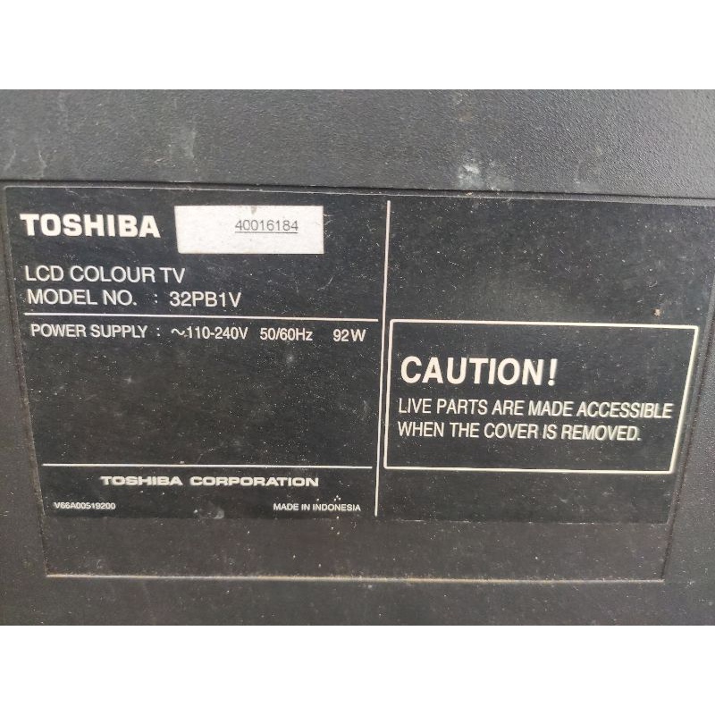 bo tín hiệu tivi toshiba 32PB1V zin