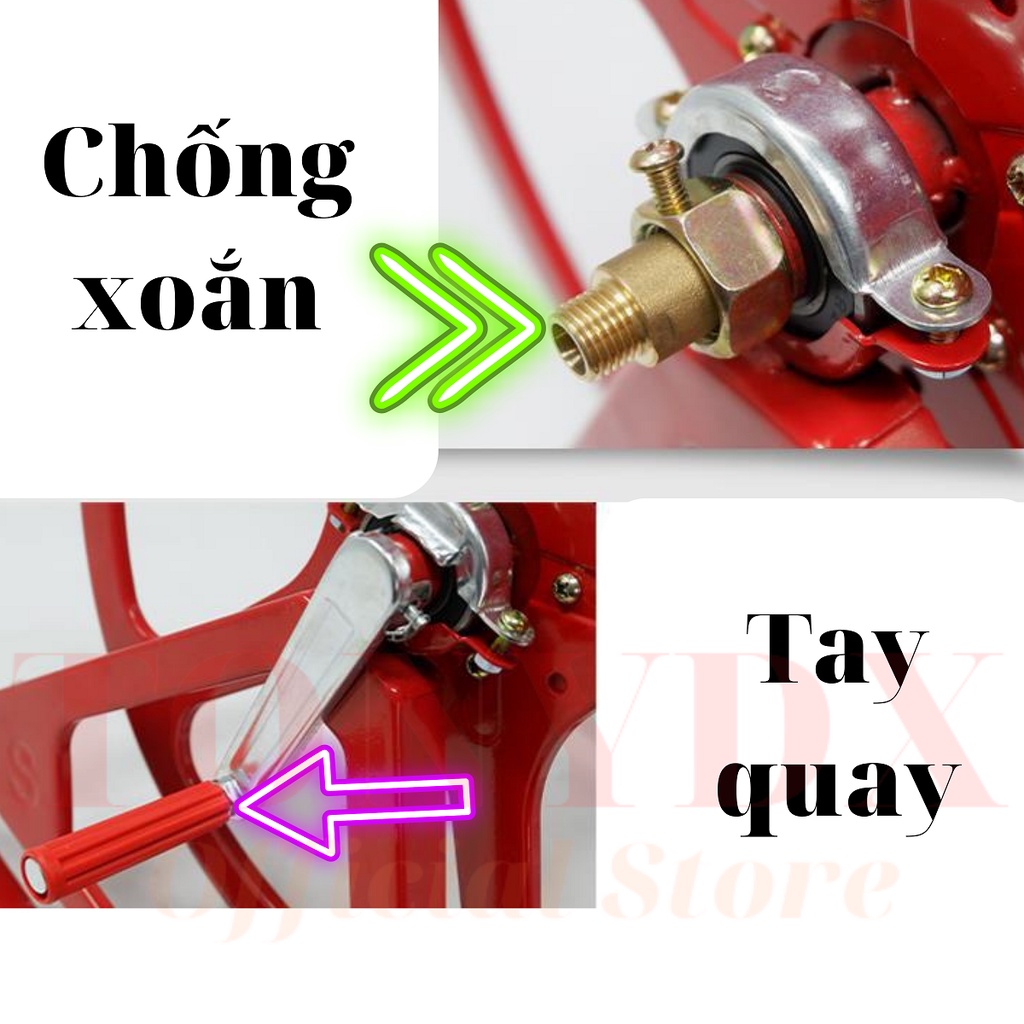Khung rulo cuốn dây điện, dây cao áp, cáp quang, internet, dây thừng và nilon Tonydx Lionking bằng kim loại tiện lợi
