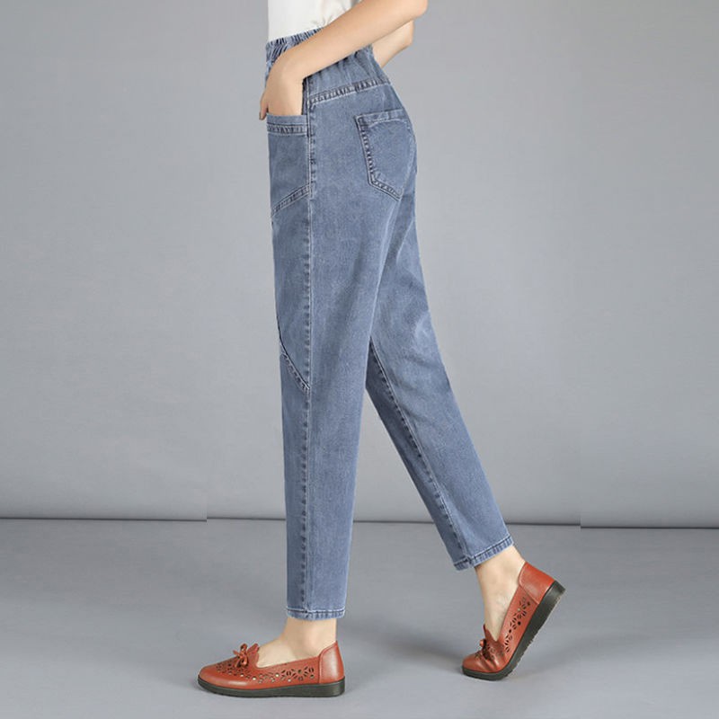 Quần Jeans Lưng Cao Thời Trang Cho Nữ Trung Niên | BigBuy360 - bigbuy360.vn