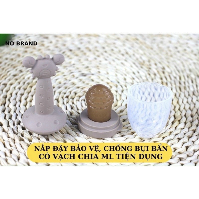 Túi nhai ăn dặm silicon chống hóc Molli cho bé
