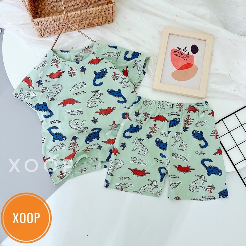Xả ! Size nhỡ b1  !!!  Bộ cộc xuất hàn in tràn hàng quảng châu cho bé