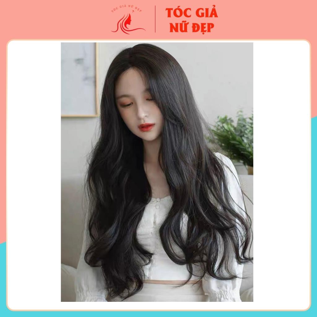 Tóc giả nguyên đầu xoăn lơi 2 mái bay, 2201