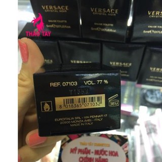Nước hoa nữ Versace Crystal Noir EDT mini 5ml [ CHUẨN AUTHENTIC ]
