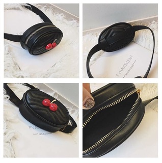 Túi đeo bụng gucci , cherry