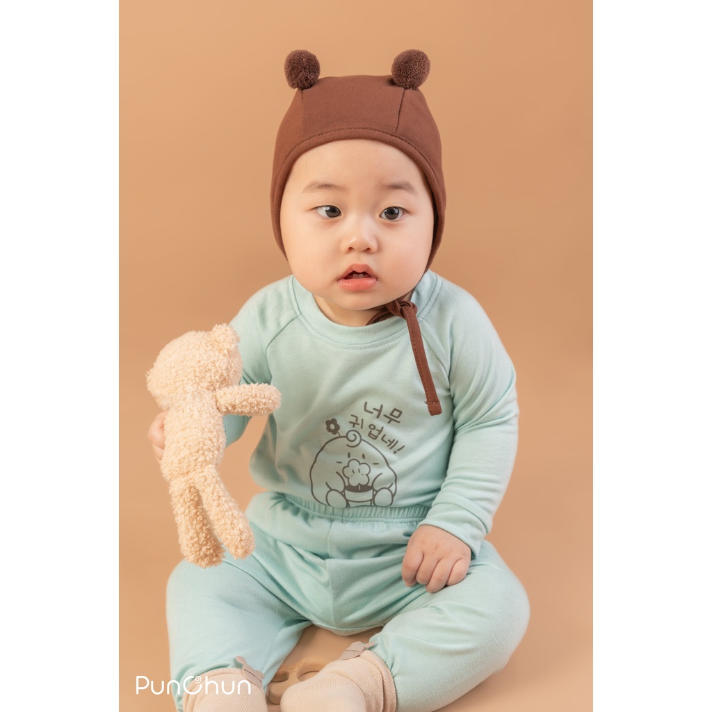 Punchun Bộ dài tay raglan AW2022D05