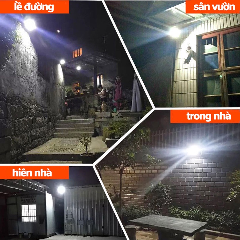 Đèn năng lượng mặt trời, Đèn năng lượng mặt trời đèn led chống loá thế hệ mới chiếu sáng sân vườn, đảm bảo chất lượng