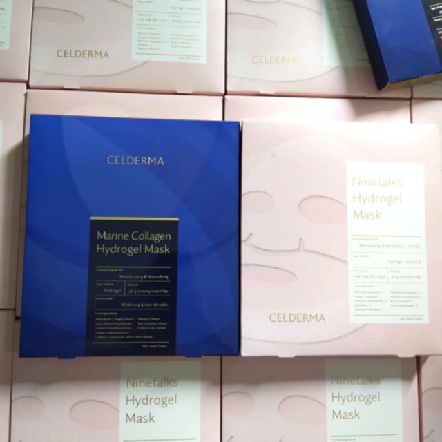 Mặt nạ thạch sinh học Celderma Ninetalks Hydrogel Mask💕
