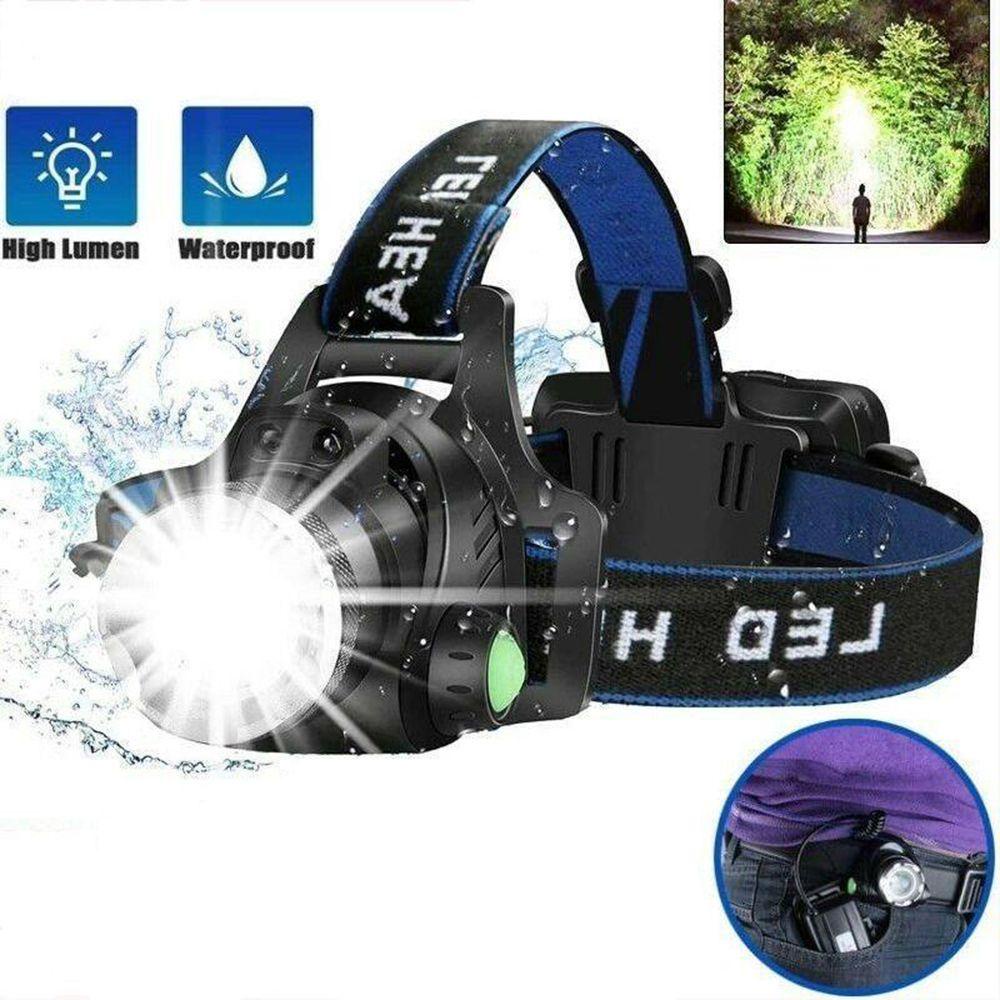 Bộ Đèn Pha LED T6 Bằng Hợp Kim Nhôm Chống Nước Cảm Biến Mạnh Mẽ