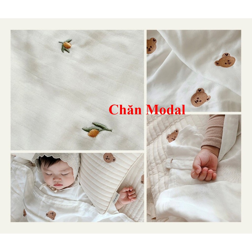 [Mẫu mới] Chăn xô, modal, bamboo thêu / in họa tiết Dottodot / Malolotte nội địa Hàn Quốc