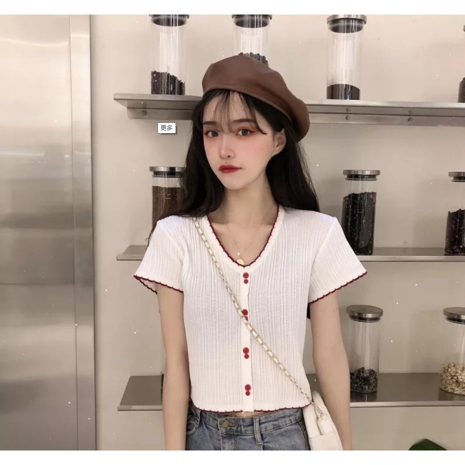 SUXI Áo Sơ Mi Ngắn Tay Dáng Ôm Thời Trang Mùa Hè Cho Nữ