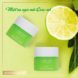 Mặt Nạ Ngủ Dưỡng Ẩm Sâu Cho Môi Care:nel Lip Sleeping Mask - Lime (Hương Chanh)