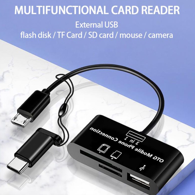 Đầu Đọc Thẻ Nhớ Micro USB SD TF Siêu Tốc Độ Cao