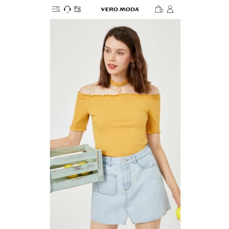 Áo thun co giãn Vero Moda