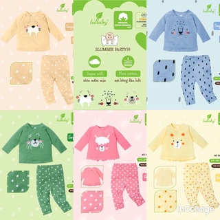 Bộ quần áo Lullaby dài tay chất cotton premium hoạ tiết đáng yêu cho bé