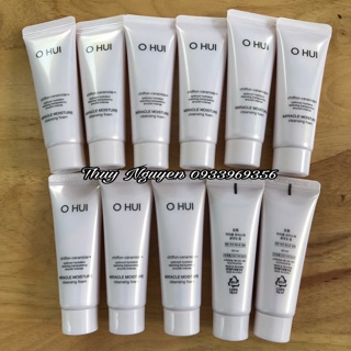 Sữa rửa mặt chống lão hoá da ohui miracle moisture