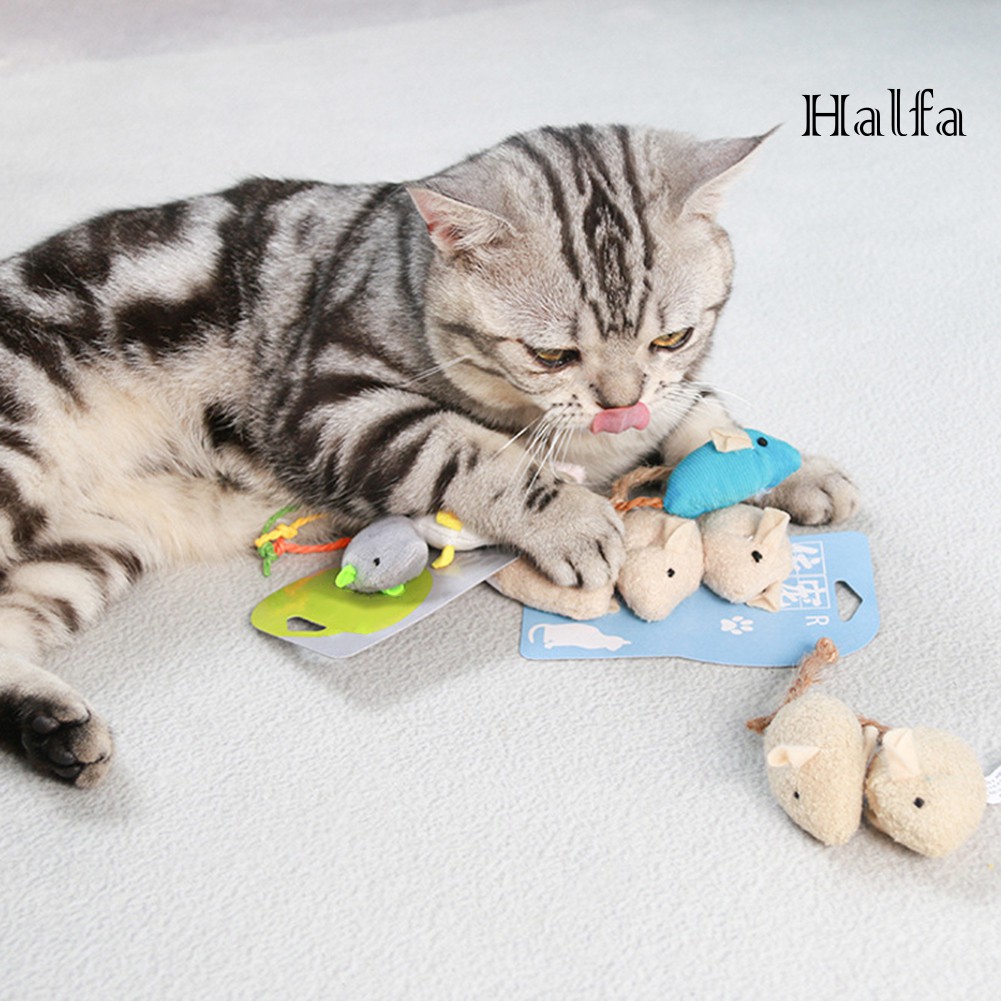 3 Chuột nhồi bông đồ chơi độc đáo dành cho mèo cưng