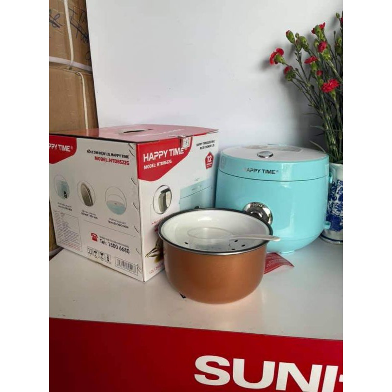 ( TPHCM) NỒI CƠM ĐIỆN HAPPY TIME 1L8. | BigBuy360 - bigbuy360.vn