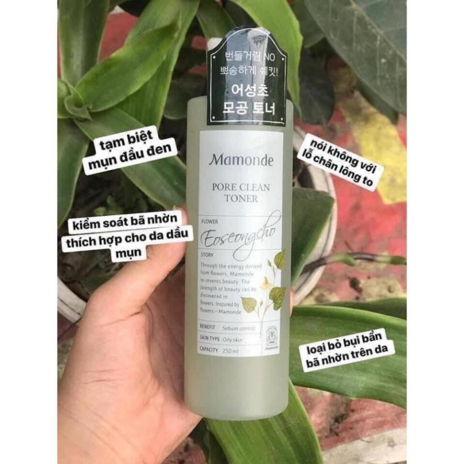 Nước hoa hồng Mamonde Pore Clean, nước hoa hồng se khít lỗ chân lông căng bóng | BigBuy360 - bigbuy360.vn
