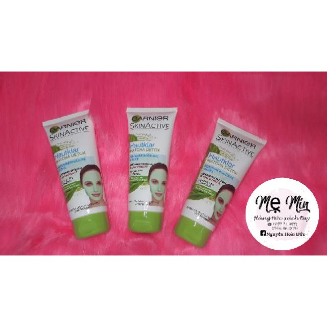 MẶT NẠ THẢI ĐỘC DA GARNIER SKINACTIVE HAUTKLAR MATCHA DETOX 100ml