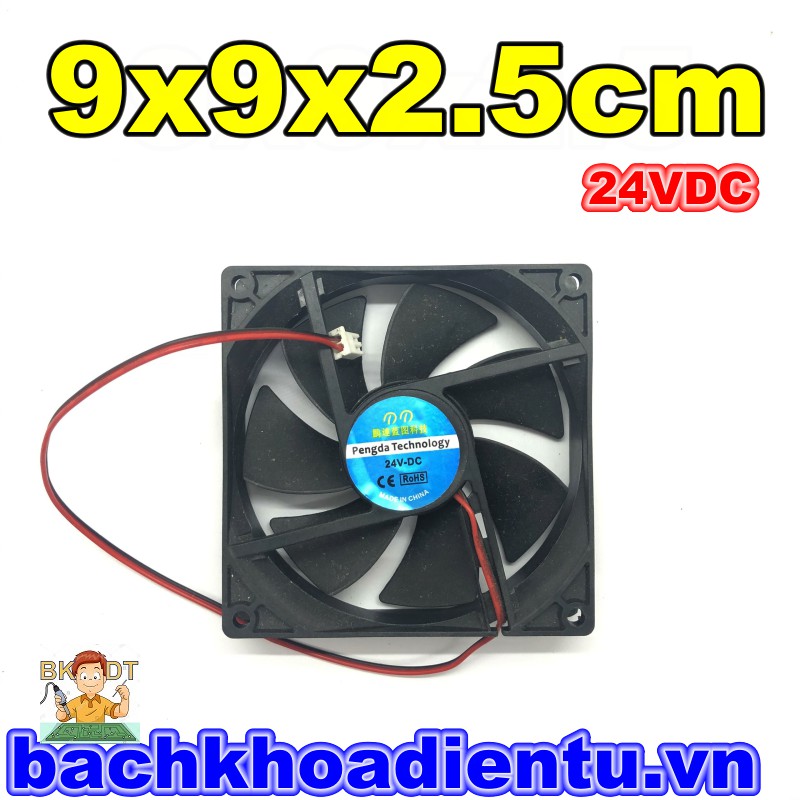 Quạt tản nhiệt DC 24V 9x9x2.5cm