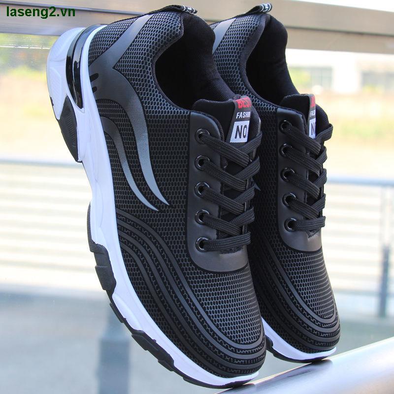 Giày thể thao da đế mềm chống nước khử mùi thời trang thu đông dành cho nam