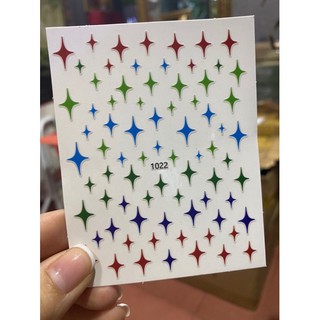 Sticker trang trí móng hình tia chớp