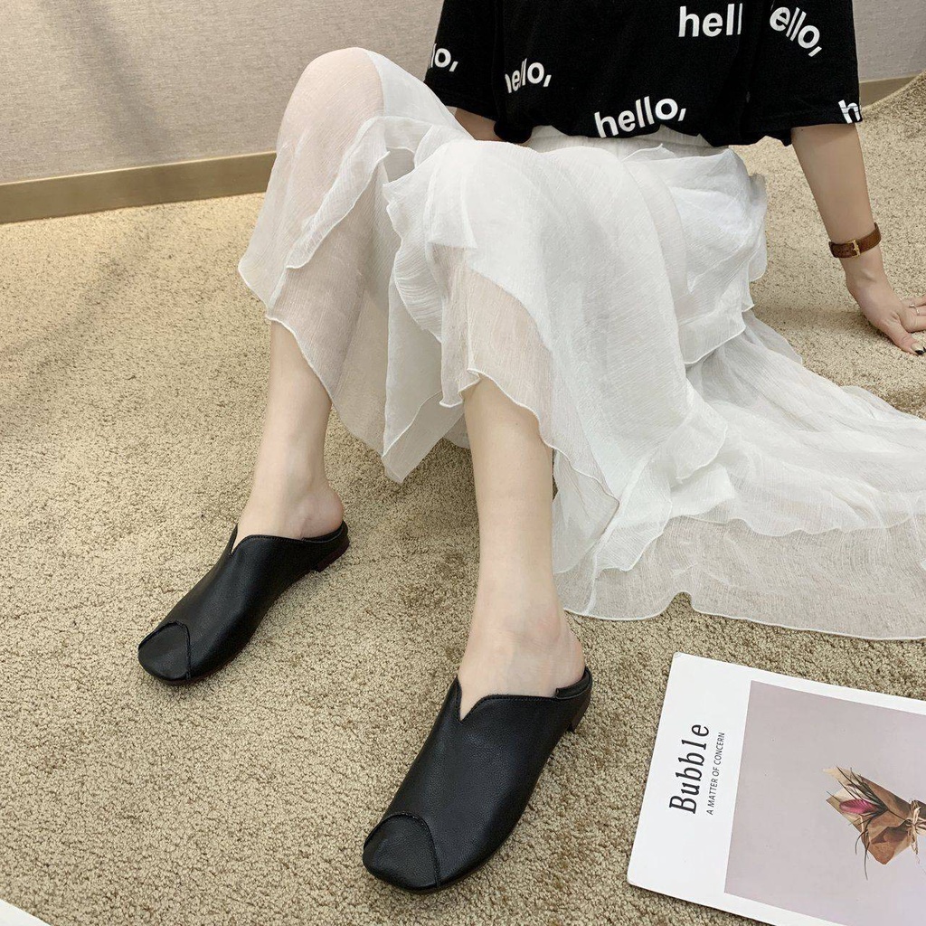 Giày Lười Da Đế Mềm Chống Trượt Thời Trang Mùa Thu Cho Mẹ Bầu