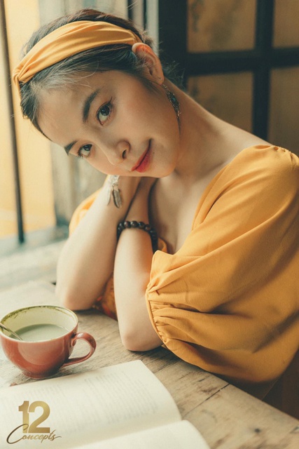 Băng Đô Turban Vải Mềm Đồng Màu Kiểu Dáng Hàn Quốc (Tặng Kẹp Tóc Hoa Đại) Cực Xinh