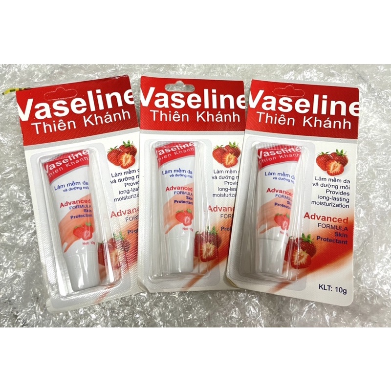 SON DƯỠNG MÔI VASELINE VỊ DÂU , NGHỆ [ THIÊN KHÁNH ]