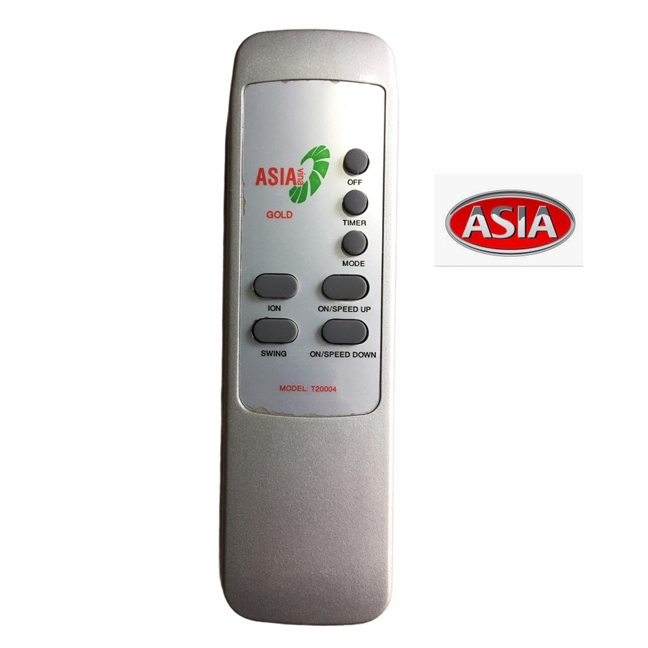 điều khiển quạt ASIA GOLD model : T20004 - Tặng kèm pin - Remote Điều khiển từ xa quạt ASIA GOLD T20004