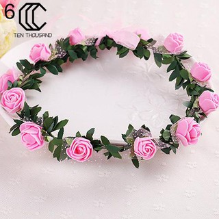 Vòng hoa đội đầu cho cô dâu