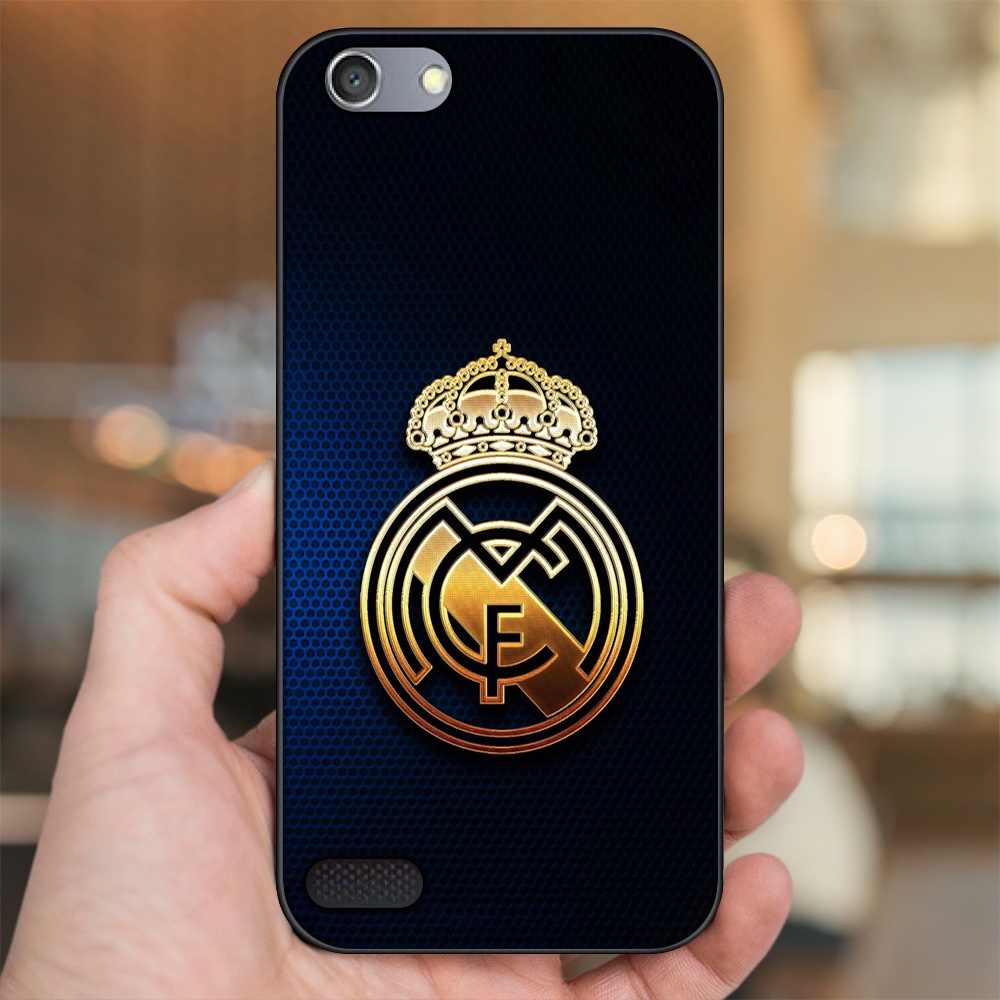 Ốp lưng Oppo A33 Neo 7 viền đen in hình Real Madrid