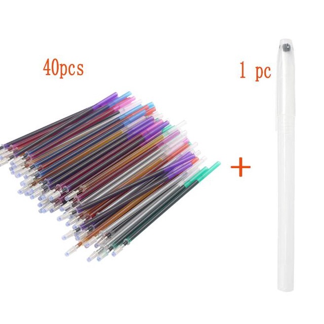 Set 40 Ruột Bút Lông Màu Nước Kèm Hộp Đựng Tiện Lợi